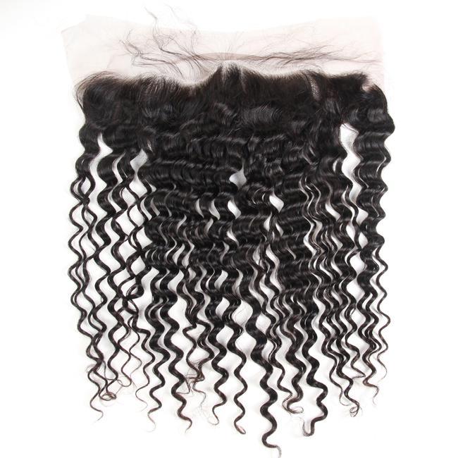 HIHAIR® DEEP WAVE LACE FRONTAL 13*4 - 100% HUMAN VIRGIN HAIR