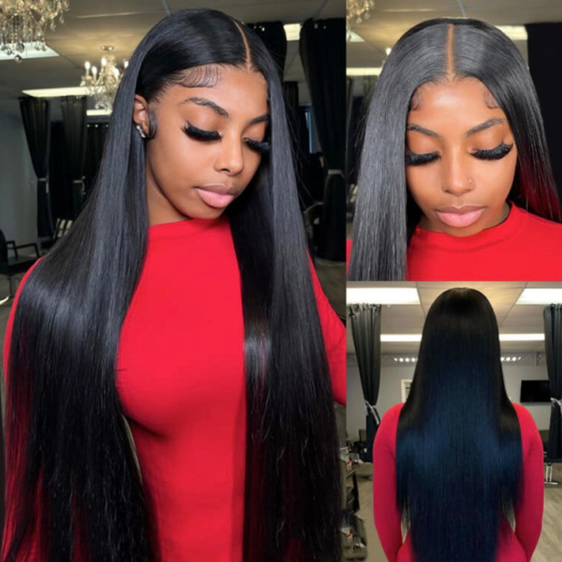 HD LACE FRONTAL 13*4 STRAIGHT WIG - 100% HUMAN VIRGIN HAIR 2