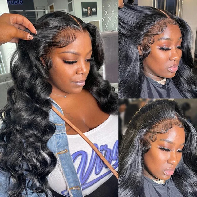 HIHAIR® BODY WAVE 13*4/ 13*6 LACE FRONTAL WIG - 100% HUMAN VIRGIN HAIR