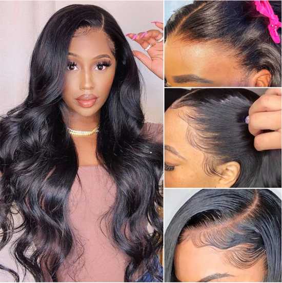 HIHAIR® BODY WAVE 13*4/ 13*6 LACE FRONTAL WIG - 100% HUMAN VIRGIN HAIR