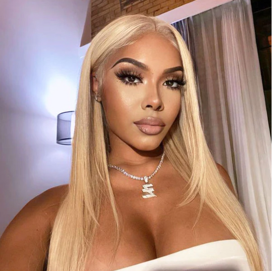 HIHAIR® BLONDE STRAIGHT LACE FRONTAL WIG - 100% HUMAN VIRGIN HAIR