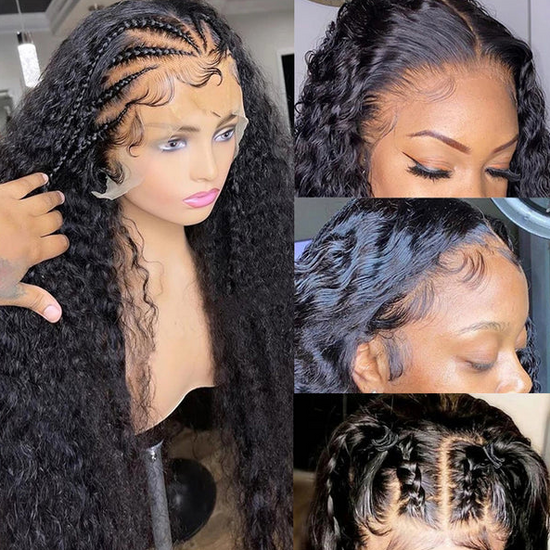 HIHAIR® HD LACE FRONTAL 13*4 DEEP WAVE WIG - 100% HUMAN VIRGIN HAIR