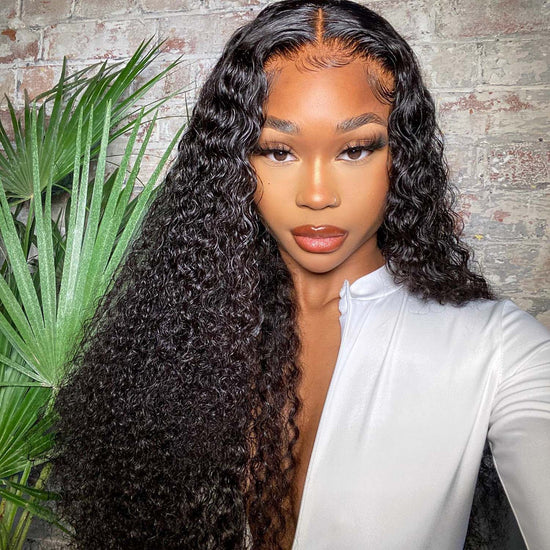 HIHAIR® HD LACE FRONTAL 13*4 WATER WAVE WIG - 100% HUMAN VIRGIN HAIR