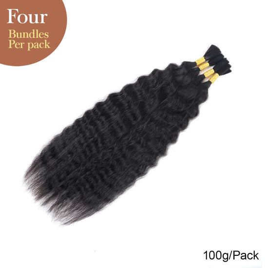 HIHAIR® BULK HAIR HAIR BUNDLE FOR BRAIDING - 100% HUMAN VIRGIN HAIR