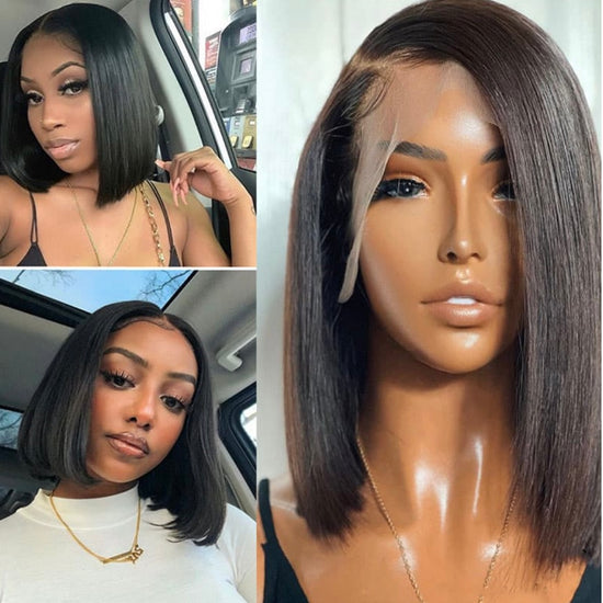 HIHAIR® BOB WIG 13*4 LACE FRONTAL - 100% HUMAN VIRGIN HAIR
