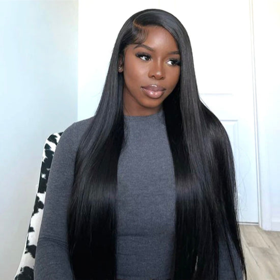 HD LACE FRONTAL 13*4 STRAIGHT WIG - 100% HUMAN VIRGIN HAIR 4