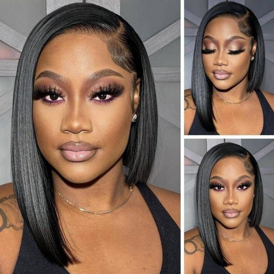 HIHAIR® BOB WIG 13*4 LACE FRONTAL - 100% HUMAN VIRGIN HAIR