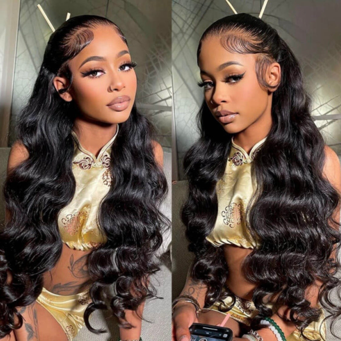 HD LACE FRONTAL 13*4 BODY WAVE WIG - 100% HUMAN VIRGIN HAIR 2