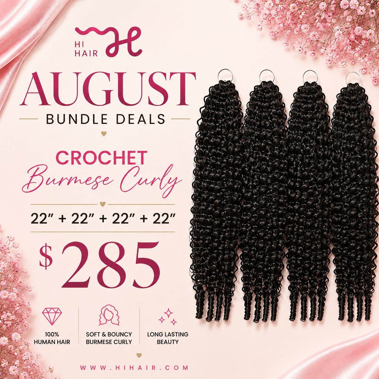 Bundle Deal - Crochet Miracle Knots Hair