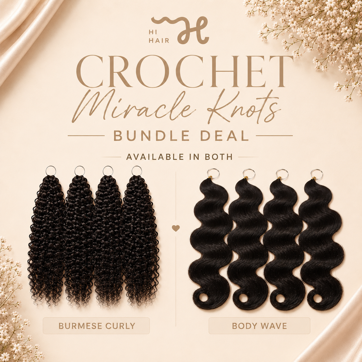 Bundle Deal - Crochet Miracle Knots Hair
