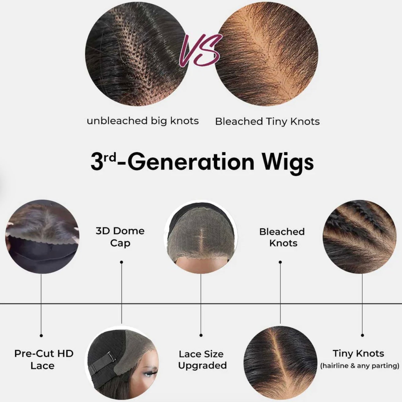 HIHAIR® GLUELESS 6*4 BODY WAVE LACE WIG - 100% HUMAN VIRGIN HAIR