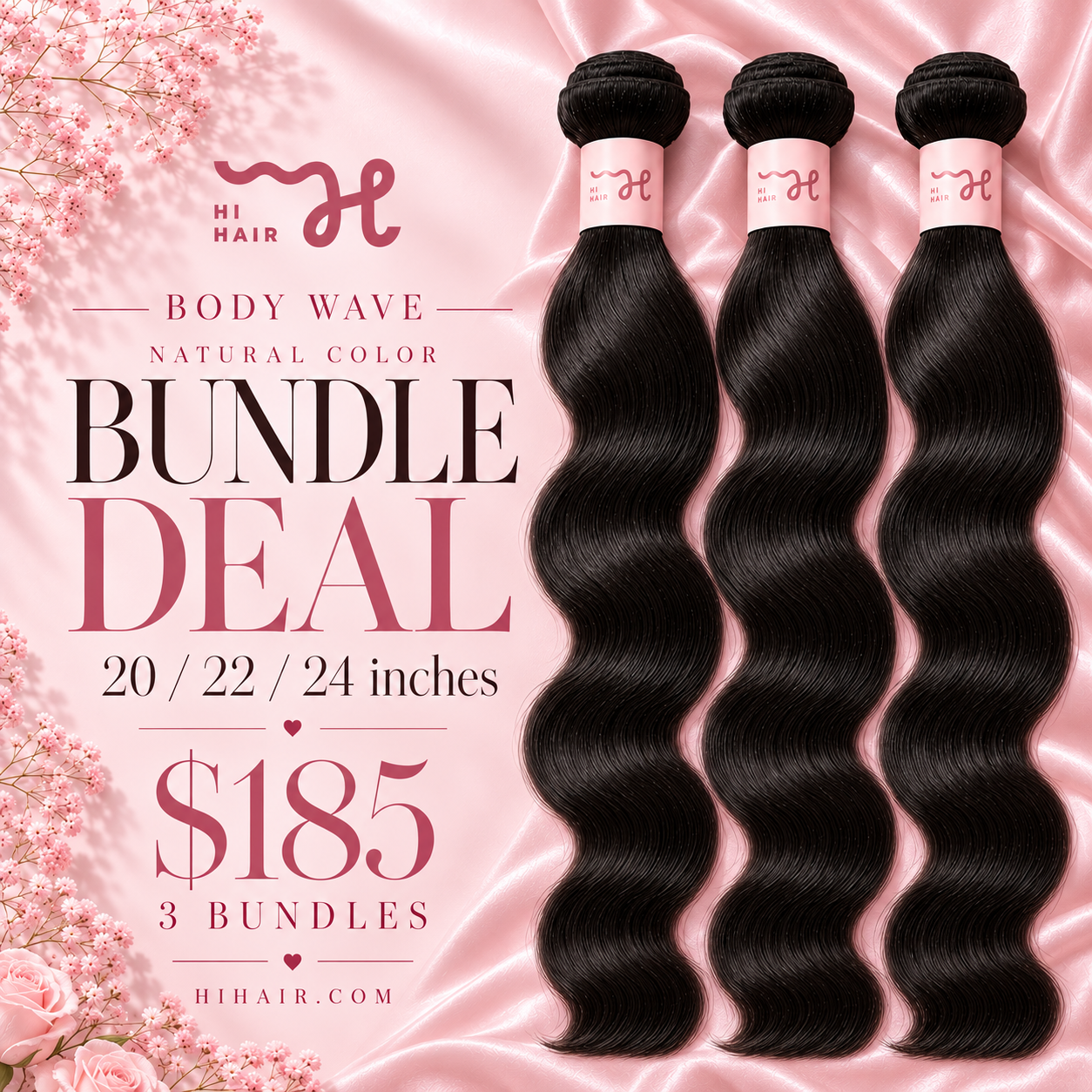 October Bundle Deal - Body Wave 20 22 24