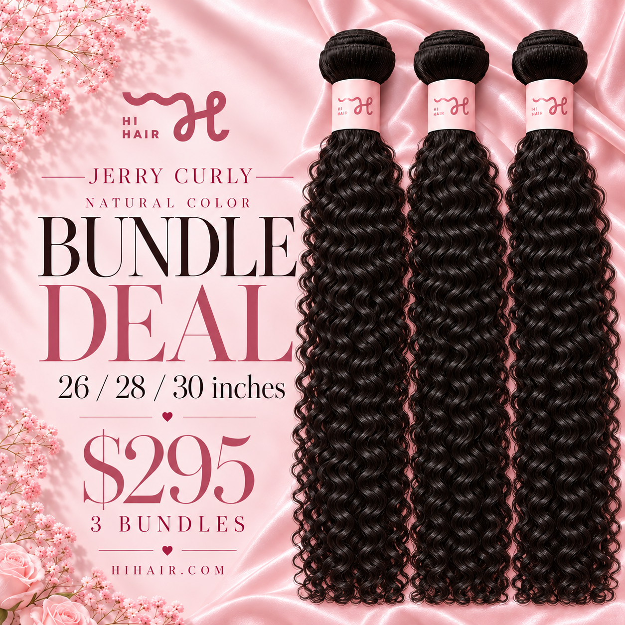 October Bundle Deal - Jerry Curly 26 28 30