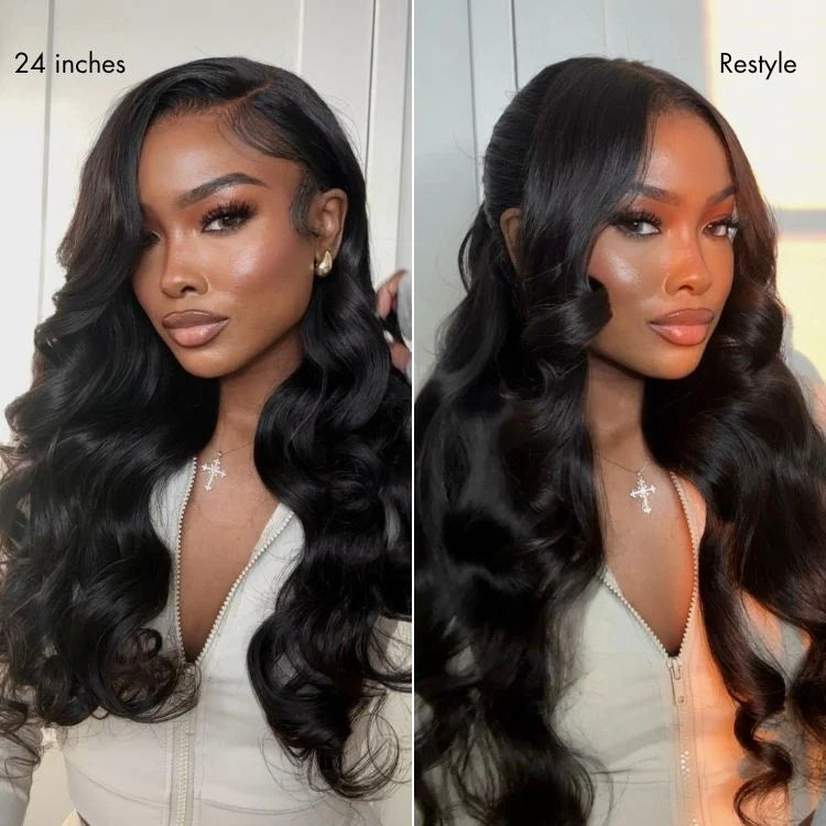 HIHAIR® GLUELESS 7*6 BODY WAVE LACE WIG - 100% HUMAN VIRGIN HAIR