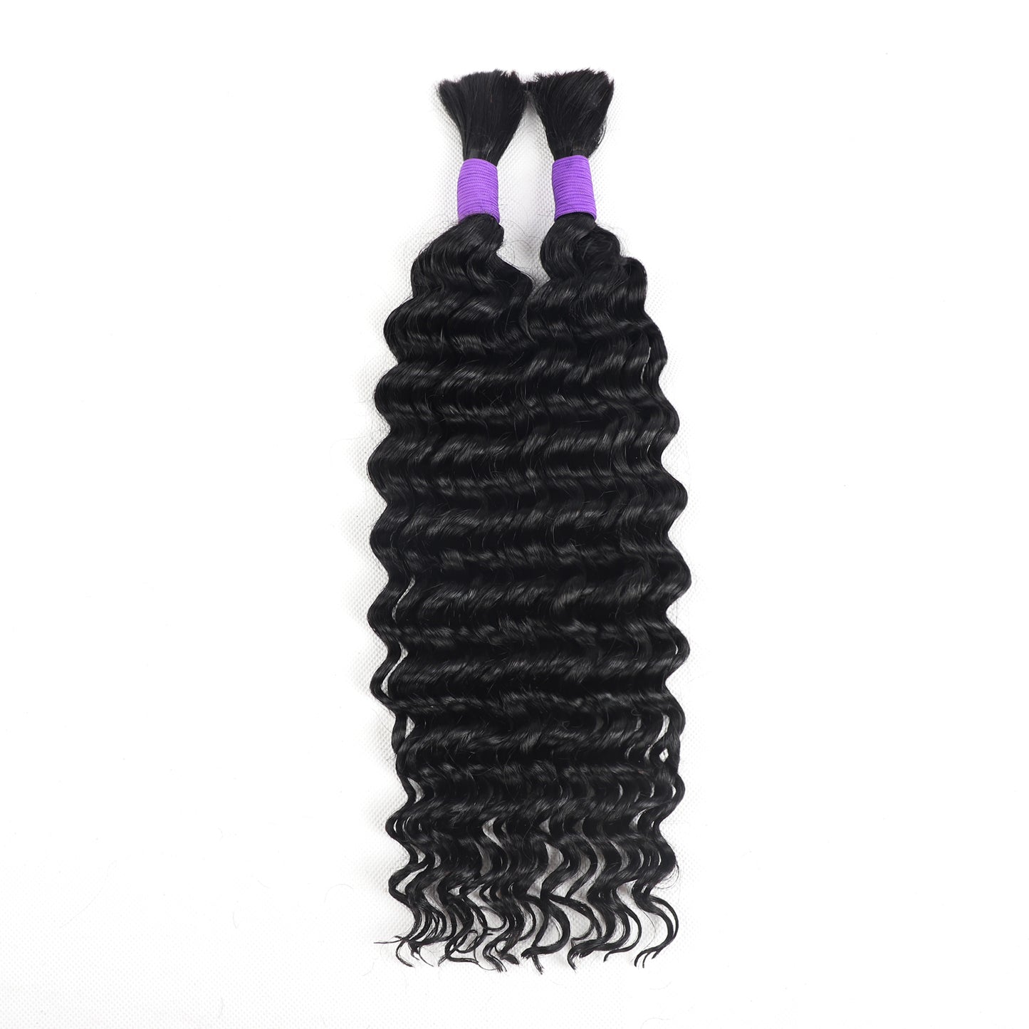 HIHAIR® BULK HAIR HAIR BUNDLE FOR BRAIDING - 100% HUMAN VIRGIN HAIR