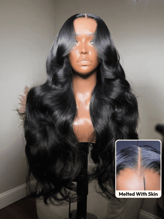 HIHAIR® HD LACE FRONTAL 13*4 BODY WAVE WIG - 100% HUMAN VIRGIN HAIR