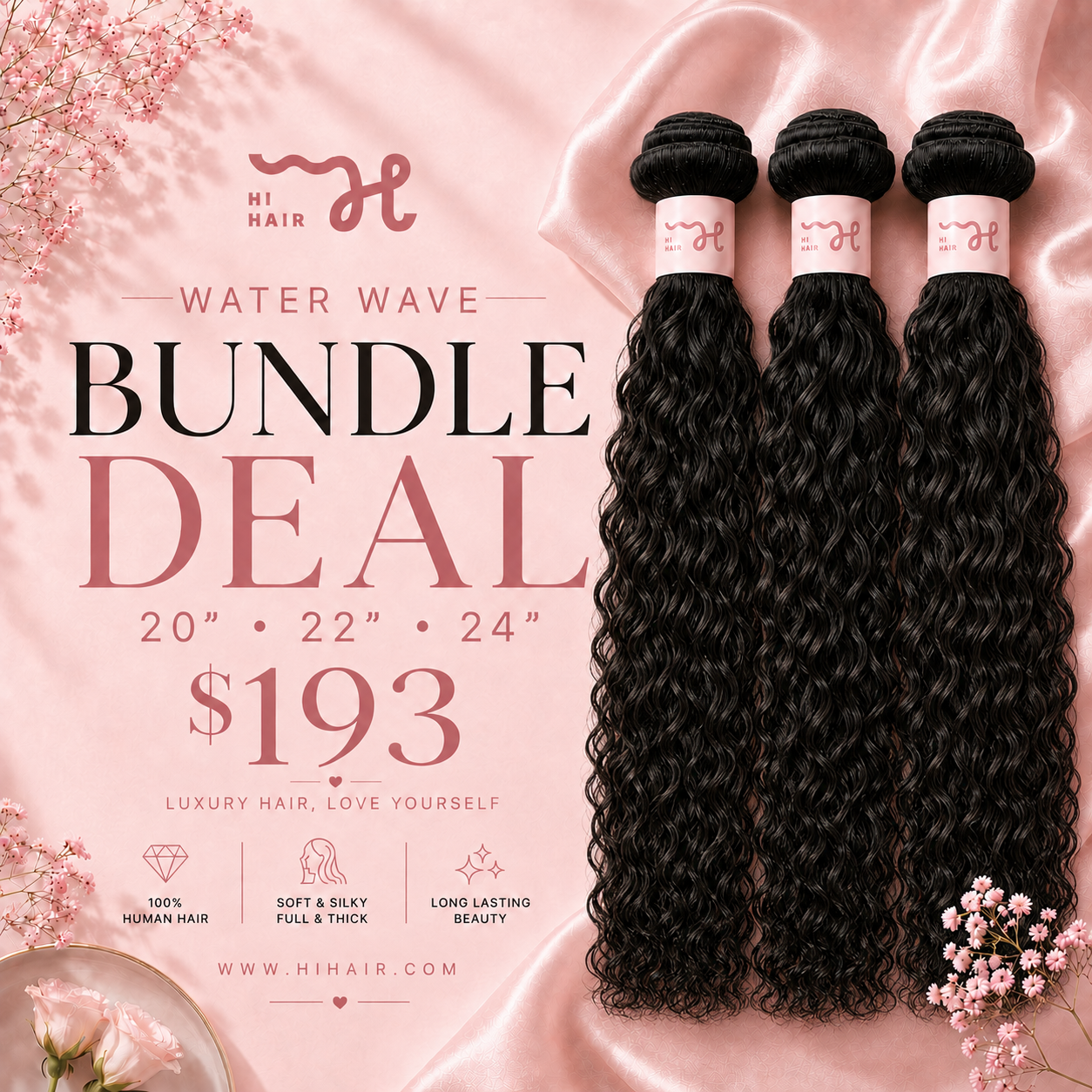 September Bundle Deal - Water Wave 20 22 24