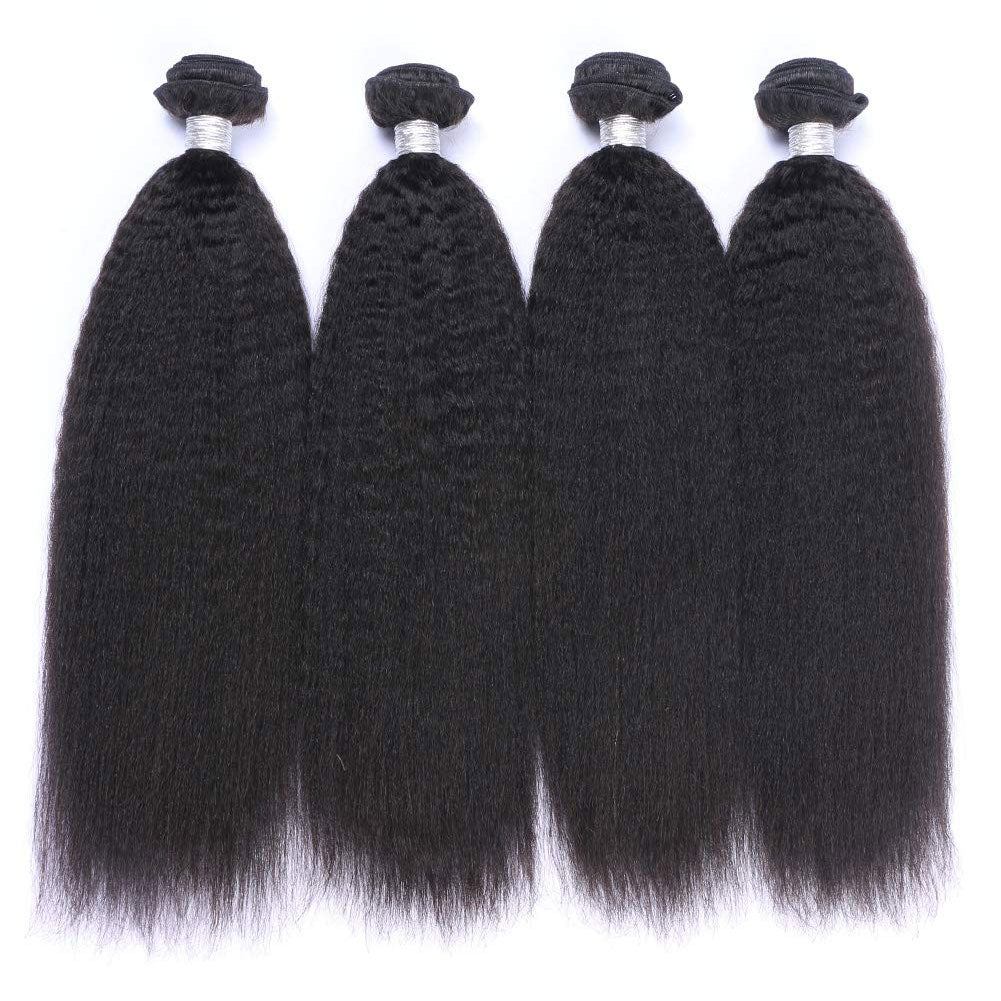 HIHAIR® YAKI STRAIGHT HAIR BUNDLE - 100% HUMAN VIRGIN HAIR