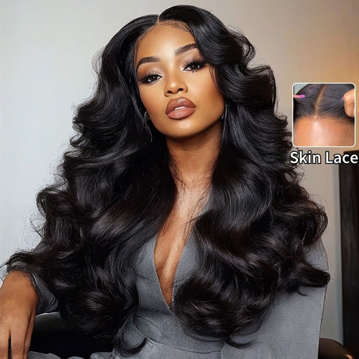 HIHAIR® 7x5 HD Lace & Transparent Lace 3D Body Wave With Invisi Drawstring Wig