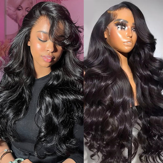 HIHAIR® 7x5 HD Lace & Transparent Lace 3D Body Wave With Invisi Drawstring Wig