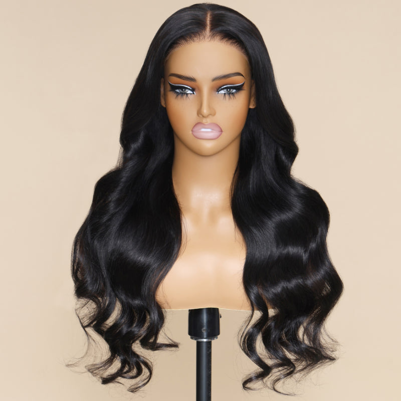 HIHAIR® 7x5 HD Lace & Transparent Lace 3D Body Wave With Invisi Drawstring Wig
