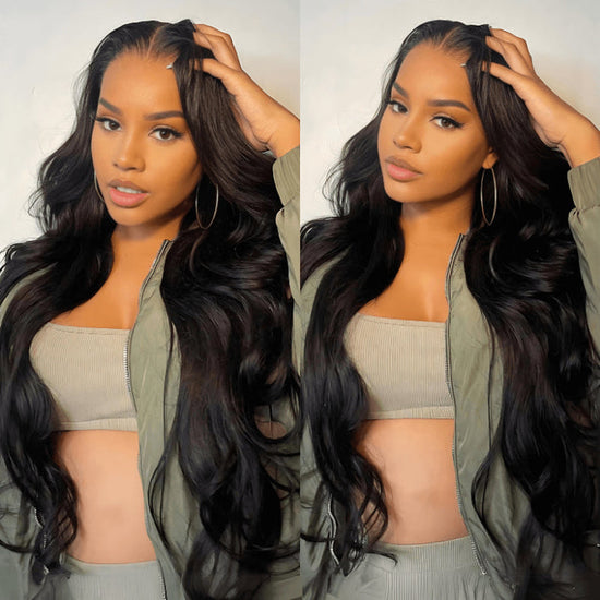 HIHAIR® 7x5 HD Lace & Transparent Lace 3D Body Wave With Invisi Drawstring Wig