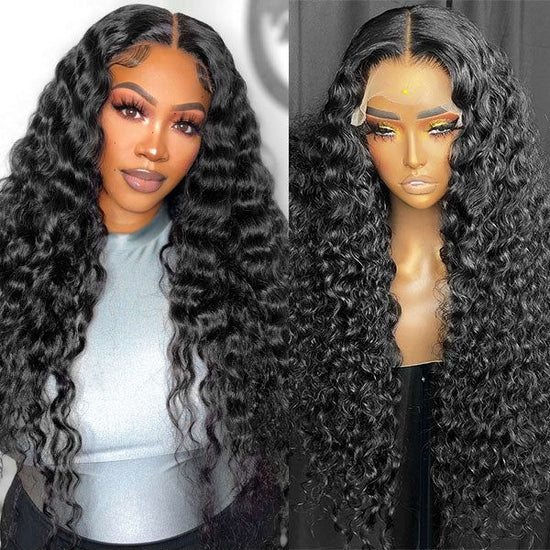 HIHAIR® WATER WAVE LACE FRONTAL WIG - 100% HUMAN VIRGIN HAIR