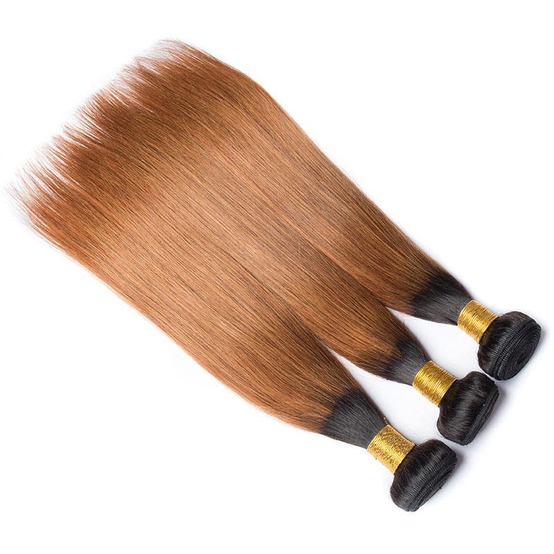 HIHAIR DARK ROOT BROWN 1B/30 STRAIGHT BUNDLE DEAL