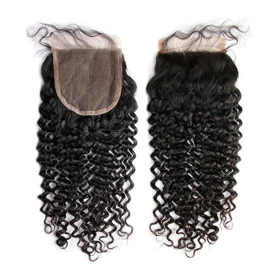 HIHAIR® DEEP WAVE LACE CLOSURE 4*4- 100% HUMAN VIRGIN HAIR