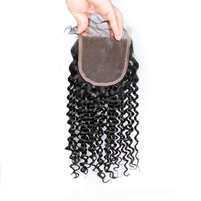 HIHAIR® DEEP WAVE LACE CLOSURE 4*4- 100% HUMAN VIRGIN HAIR