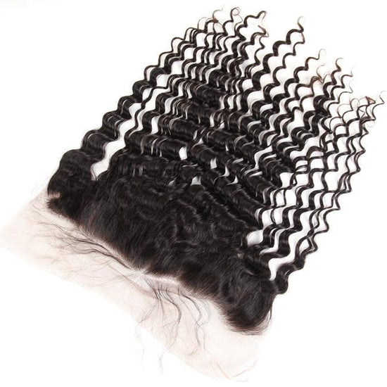 HIHAIR® DEEP WAVE LACE FRONTAL 13*4 - 100% HUMAN VIRGIN HAIR