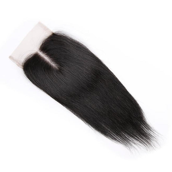 Load image into Gallery viewer, HIHAIR® STRAIGHT LACE CLOSURE 4*4 - 100% HUMAN VIRGIN HAIR
