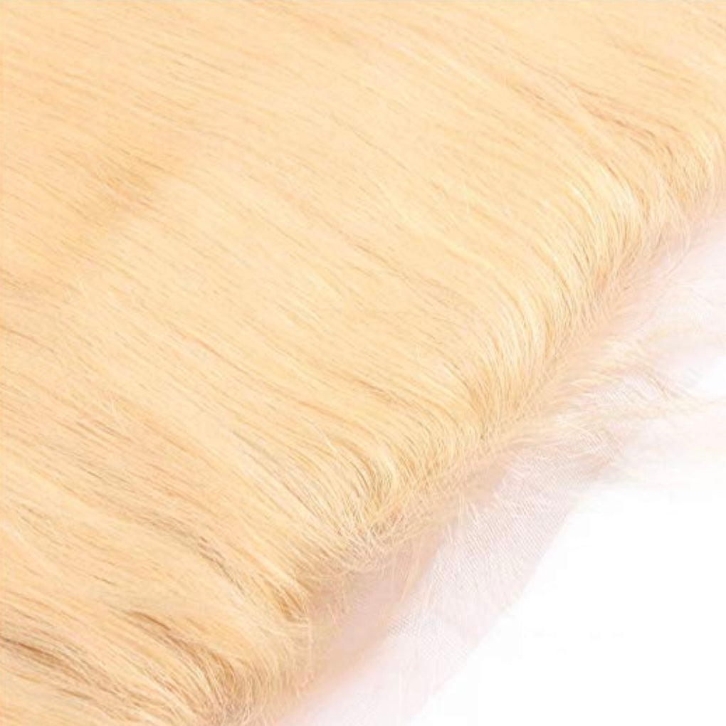 HIHAIR® BLONDE 613 STRAIGHT LACE FRONTALS 13*4 - 100% HUMAN VIRGIN HAIR