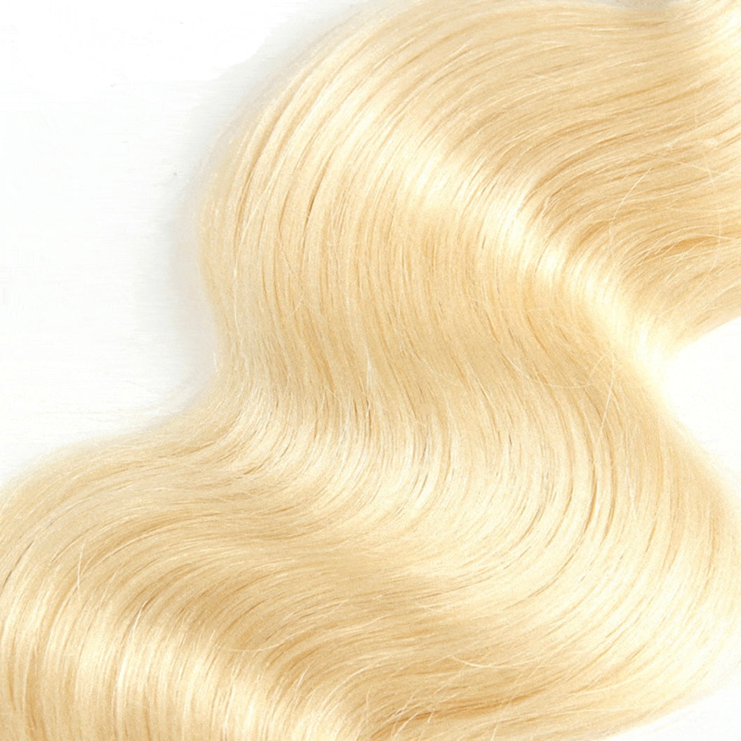 HIHAIR BLONDE BODY WAVE HAIR BUNDLE - 100% HUMAN VIRGIN HAIR