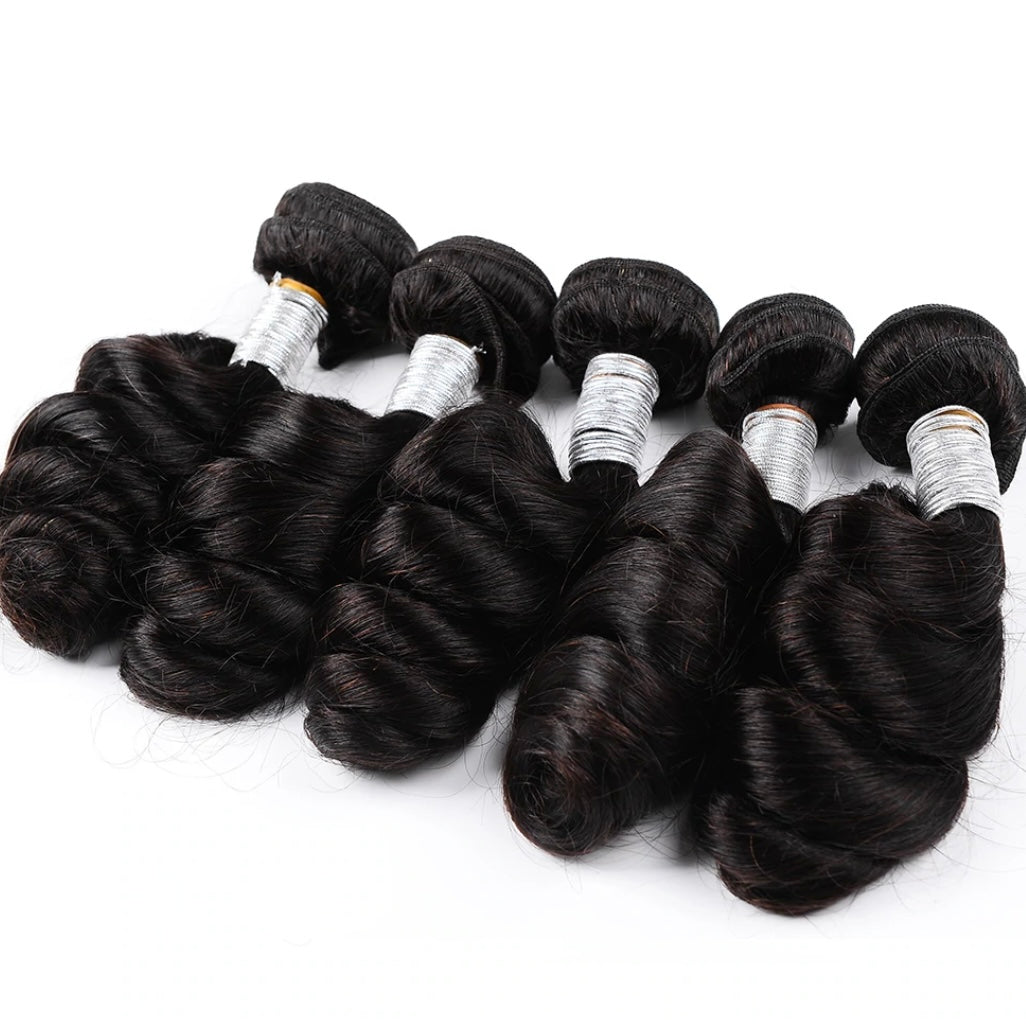 HIHAIR® LOOSE WAVE HAIR BUNDLE - 100% HUMAN VIRGIN HAIR display picture 2