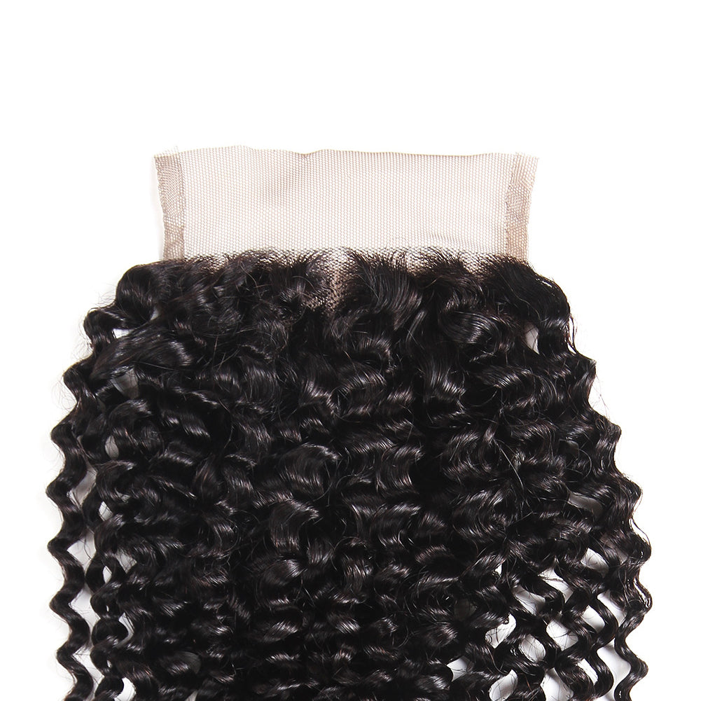 HIHAIR® JERRY CURLY LACE CLOSURE 4*4 - 100% HUMAN VIRGIN HAIR